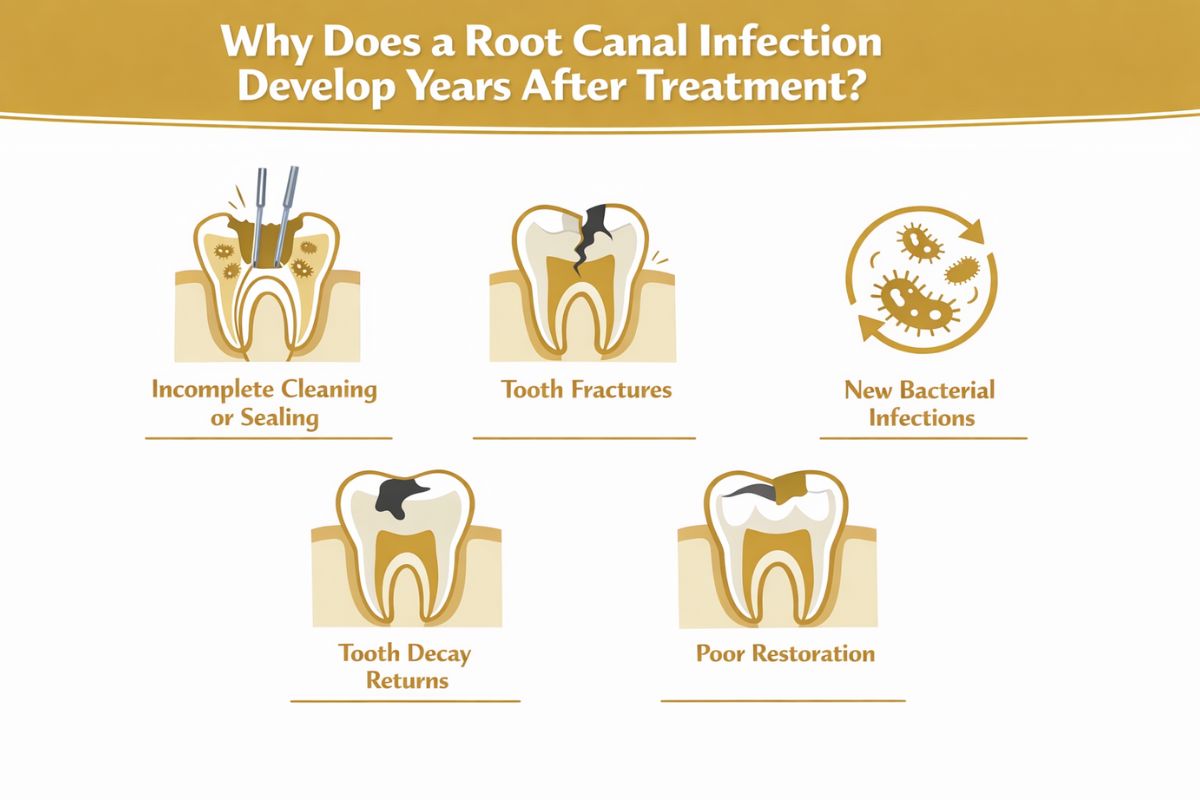 Why Does a Root Canal Infection Develop Years After Treatment?